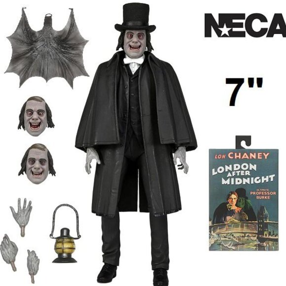 NECA - London After Midnight - Edward C. Burke 7" Ultimate Action Figure - Picture 6 of 8